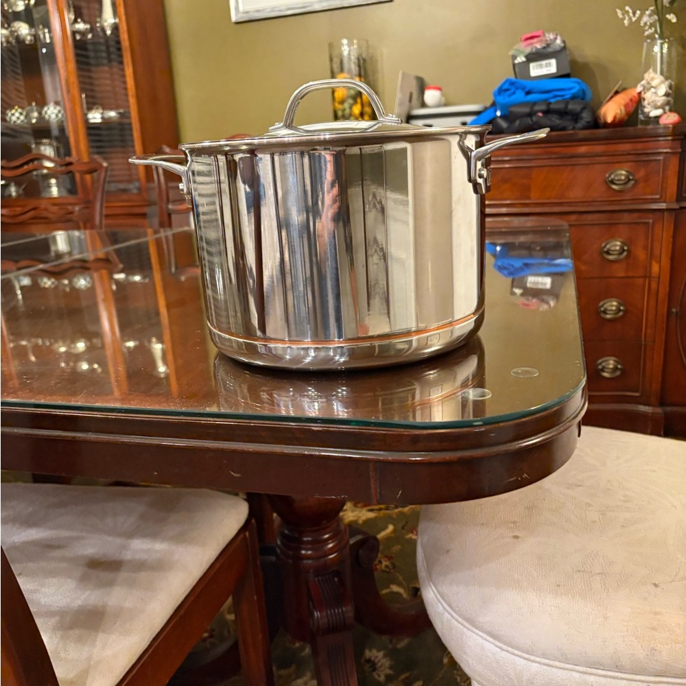Viking Stainless Steel Stock Pot with 5 Ply Aluminum & Copper Core